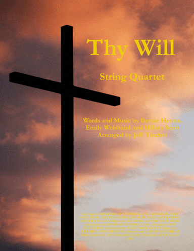 Thy Will (arr. Jeff Tincher)