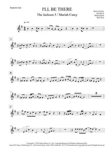 I'll Be There (arr. Leo Silva)