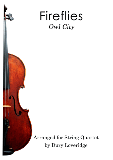 Fireflies (arr. Dury Loveridge)