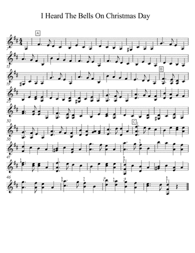 I Heard The Bells On Christmas Day - Solo Violin (arr. Hannah Strickland)
