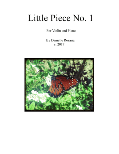 Little Piece No. 1 for Violin and Piano