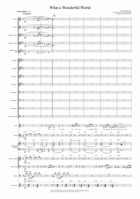 What A Wonderful World (arr. Daryl McKenzie)