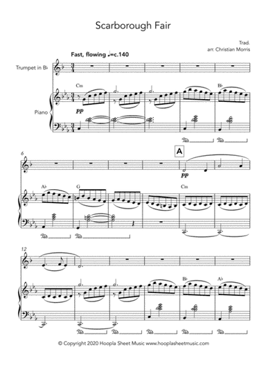 Scarborough Fair (arr. Hoopla Sheet Music)