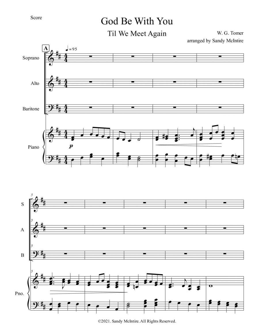 God Be With You Til We Meet Again (arr. Sandy McIntire)