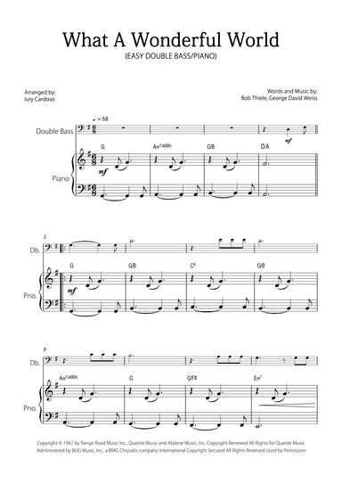 What A Wonderful World (arr. Iury Cardoso)