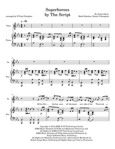 Superheroes (arr. W Paul Pulsipher)