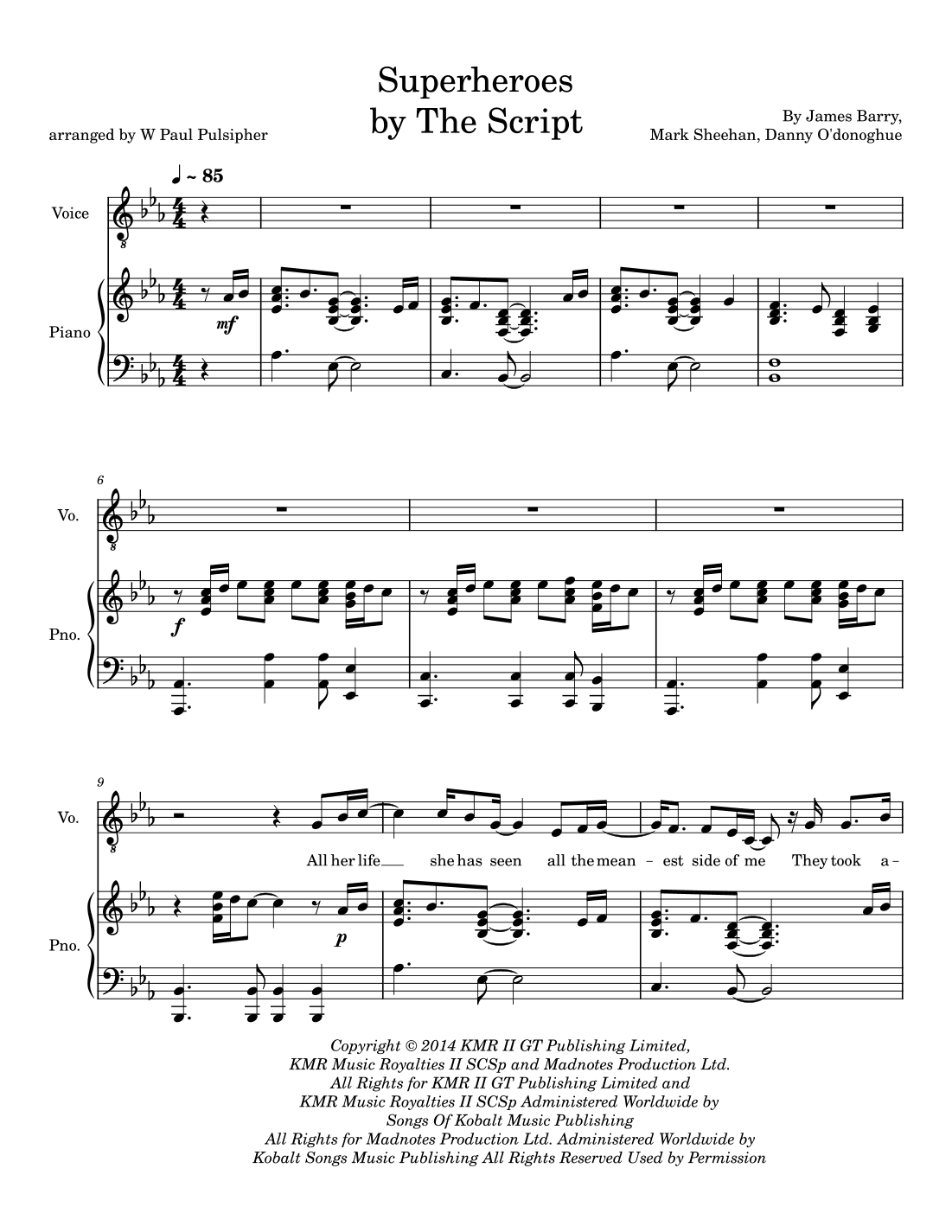 Superheroes (arr. W Paul Pulsipher)