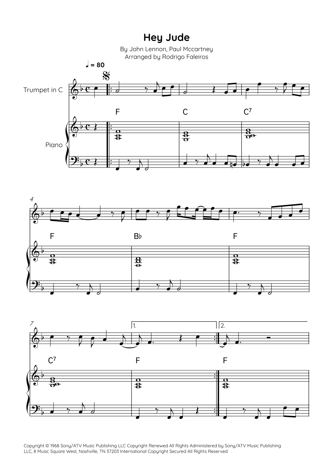 Hey Jude (arr. Rodrigo Faleiros)