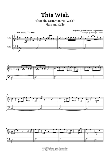 This Wish (arr. Henrique Oliveira)