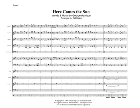 Here Comes The Sun (arr. Bill Swick)