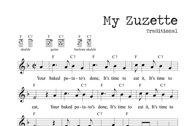 My Zuzette (arr. M. Ryan Taylor)