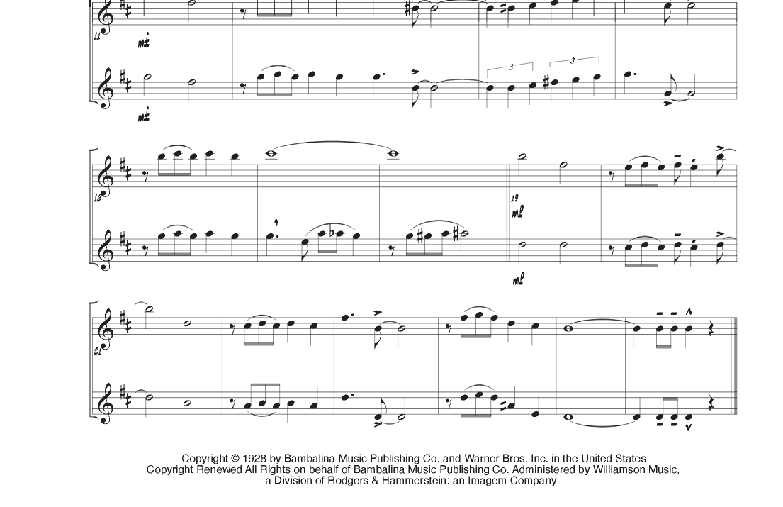 Softly As In A Morning Sunrise (arr. P. R. Frederick)