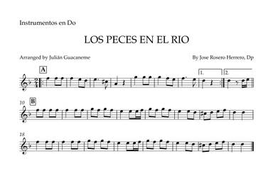 Los Peces En El Rio (arr. Julián Guacaneme)