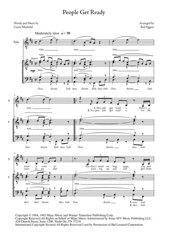 People Get Ready (arr. Bob Eggers)