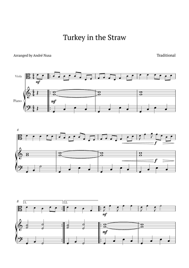 Turkey in the Straw (arr. André Nusa)
