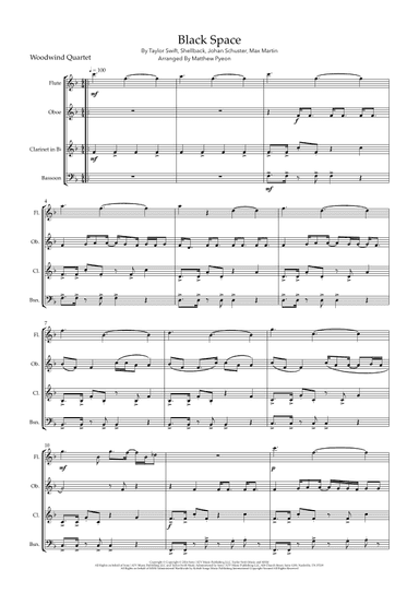 Blank Space (arr. Matthew pyeon)