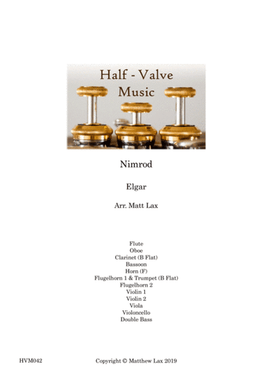 Elgar - Nimrod (Reduced Orchestra) (arr. Matt Lax)