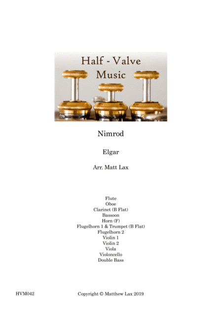 Elgar - Nimrod (Reduced Orchestra) (arr. Matt Lax)