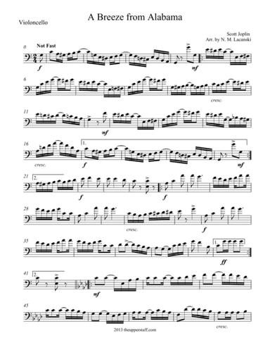 A Breeze from Alabama (arr. Nick Lacanski)