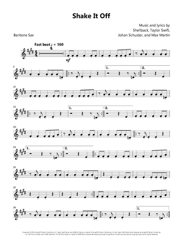 Shake It Off (arr. David Lartey)