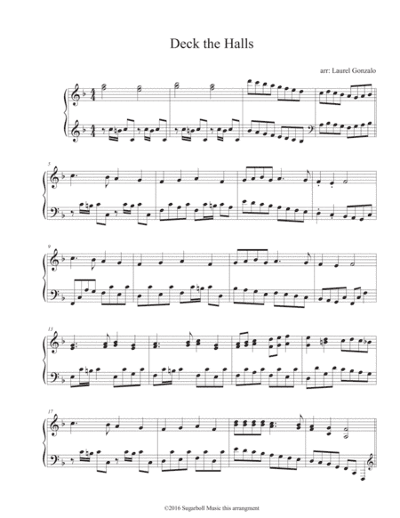 Deck the Halls (arr. Laurel Gonzalo)