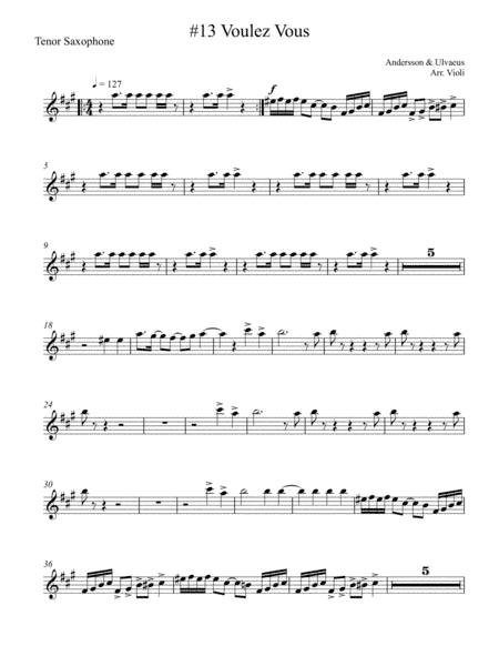 Voulez-vous (arr. Violi)