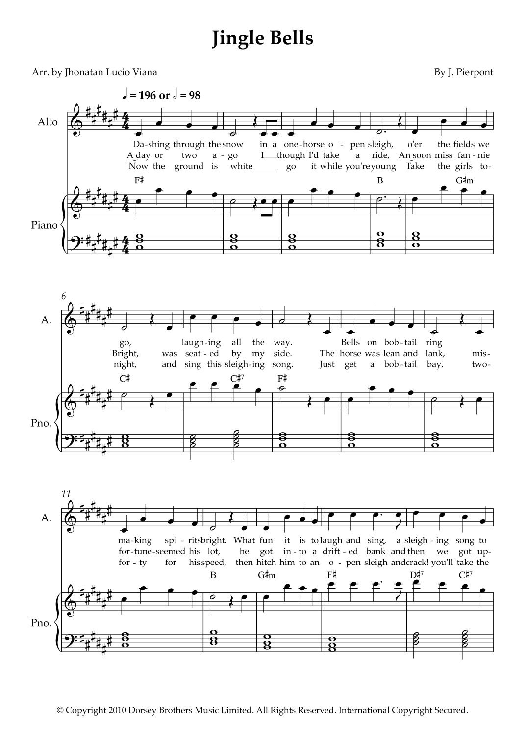 Jingle Bells (arr. Jhonatan Lucio Viana)
