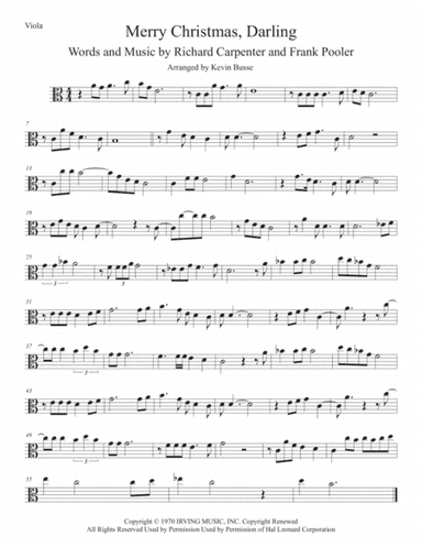 Merry Christmas, Darling (arr. Kevin Busse)
