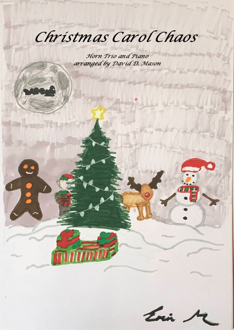 Christmas Carol Chaos for Horn Trio and Piano (arr. David D. Mason)