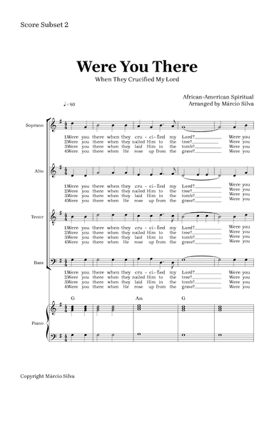 Were You There (When They Crucified My Lord?) (arr. Márcio Silva)