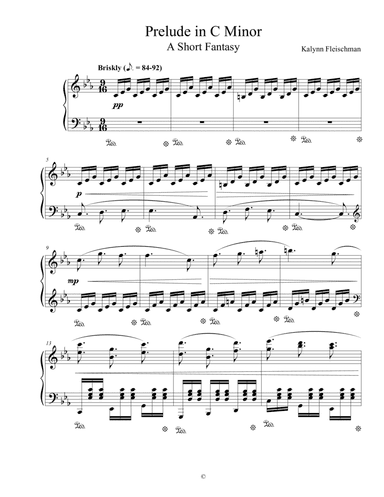 Prelude in C Minor: A Short Fantasy