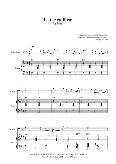 La Vie En Rose (arr. GDJ)