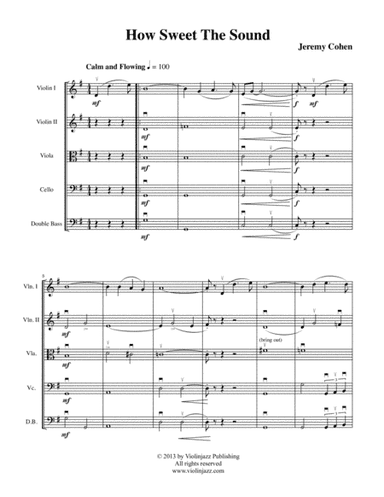 How Sweet the Sound (string orchestra)