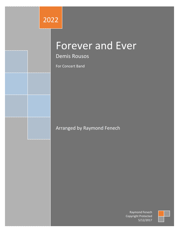 Forever And Ever (and Ever) (arr. Raymond Fenech)