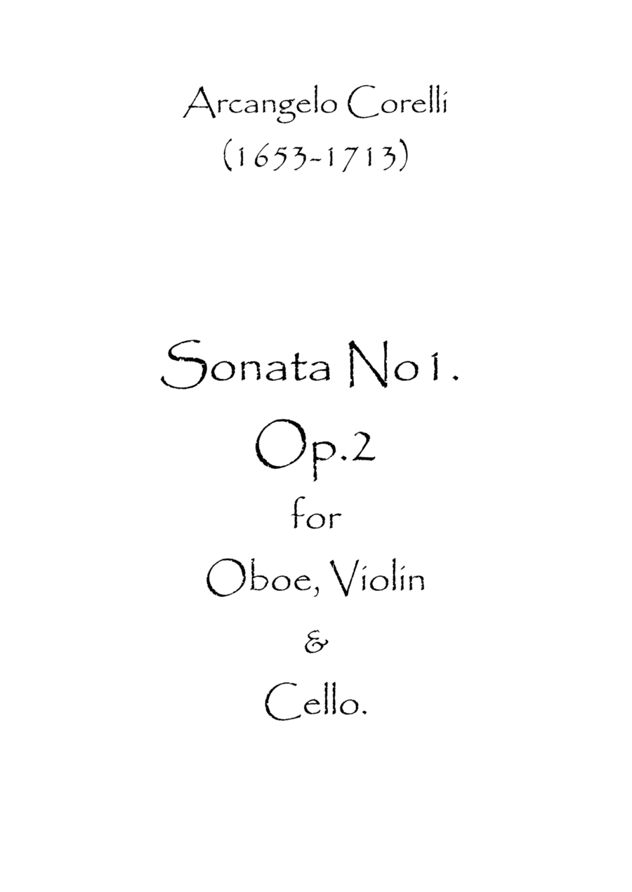 Sonata No.1 Op.2 (arr. Spence Bundy)