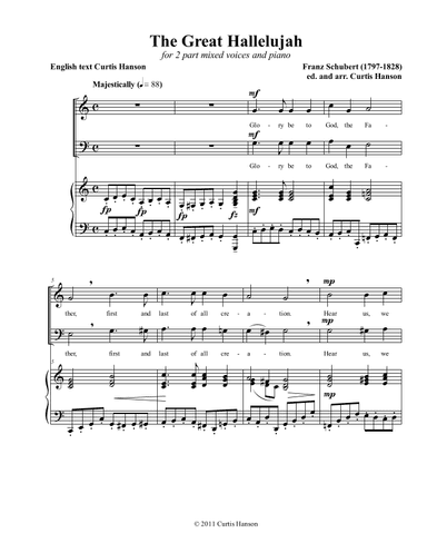 The Great Hallelujah (SB) (arr. Curtis Hanson)