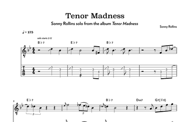 Tenor Madness (arr. Dean Wiers-Windemuller)