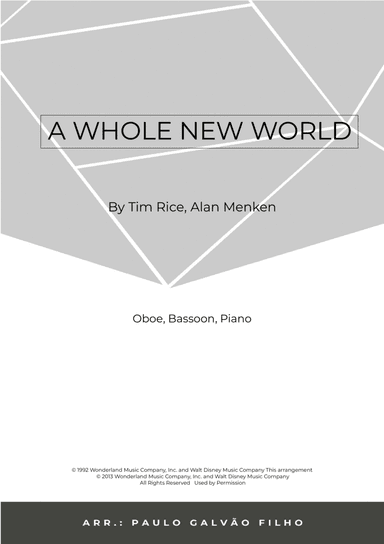 A Whole New World (arr. Paulo Galvão Filho)