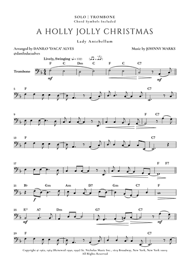 A Holly Jolly Christmas (arr. Danilo “Daca” Alves)