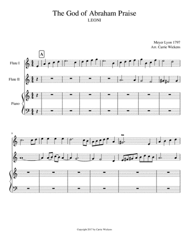 The God of Abraham Praise (arr. Carrie Wickens)