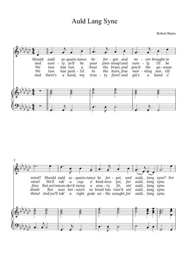 Auld Lang Syne (arr. Alex Nunes Rodrigues)