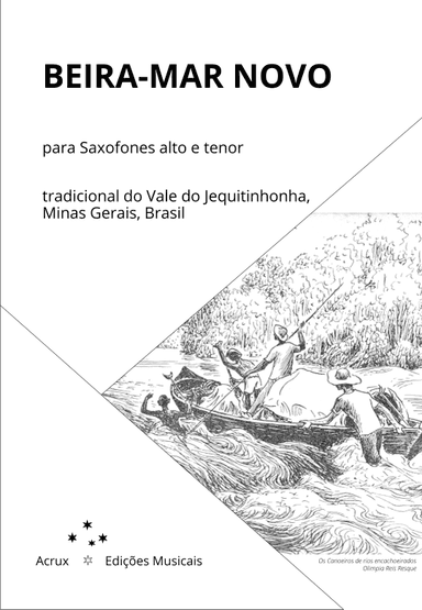 Beira-mar Novo [ for two saxophones (alto and tenor) without chords ] (arr. Acrux)
