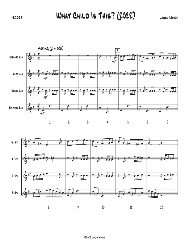 What Child Is This? (2022) (arr. Logan Moore)