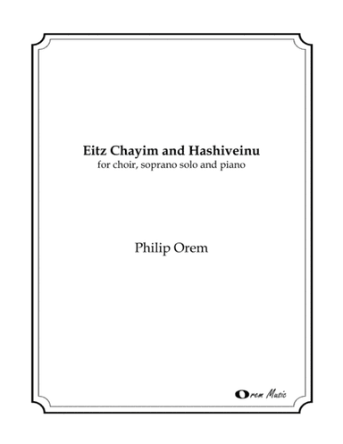 Eitz Chayim and Hashiveinu