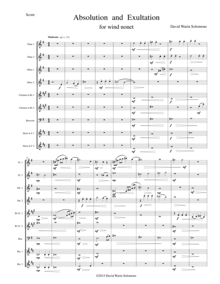 Absolution and Exultation for wind nonet (version 2 with bassoon part)