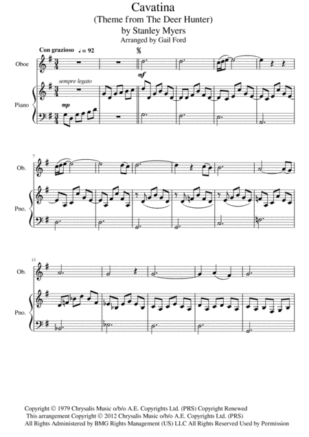 Cavatina (arr. Gail Ford)