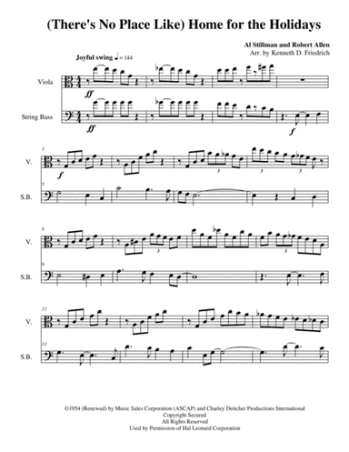 (There's No Place Like) Home For The Holidays (arr. Kenneth D. Friedrich)