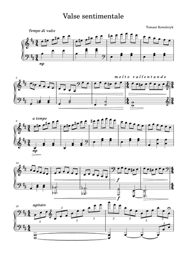 Valse Sentimentale