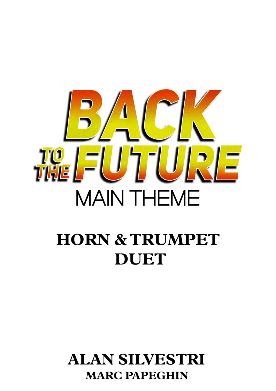 Back To The Future (arr. Marc Papeghin)