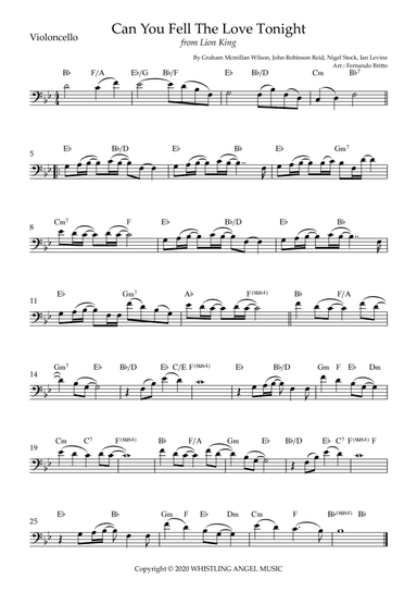 Can You Feel The Love Tonight (arr. Fernando Britto)